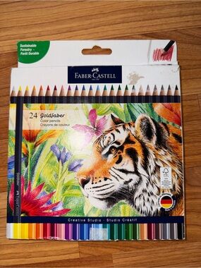 Faber-Castell 24 Goldfaber Colored Pencils - Multicolor